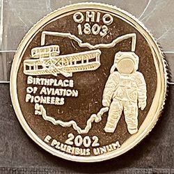 2002 S Ohio US Quarter Proof
