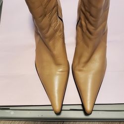 David Aaron Leather Boots Size 8 1/2