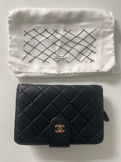 Chanel bifold mini wallet