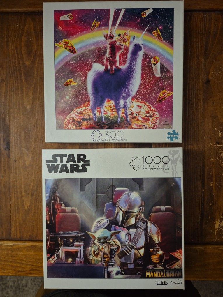 2 Puzzle Sets, Unused, Each For 6$