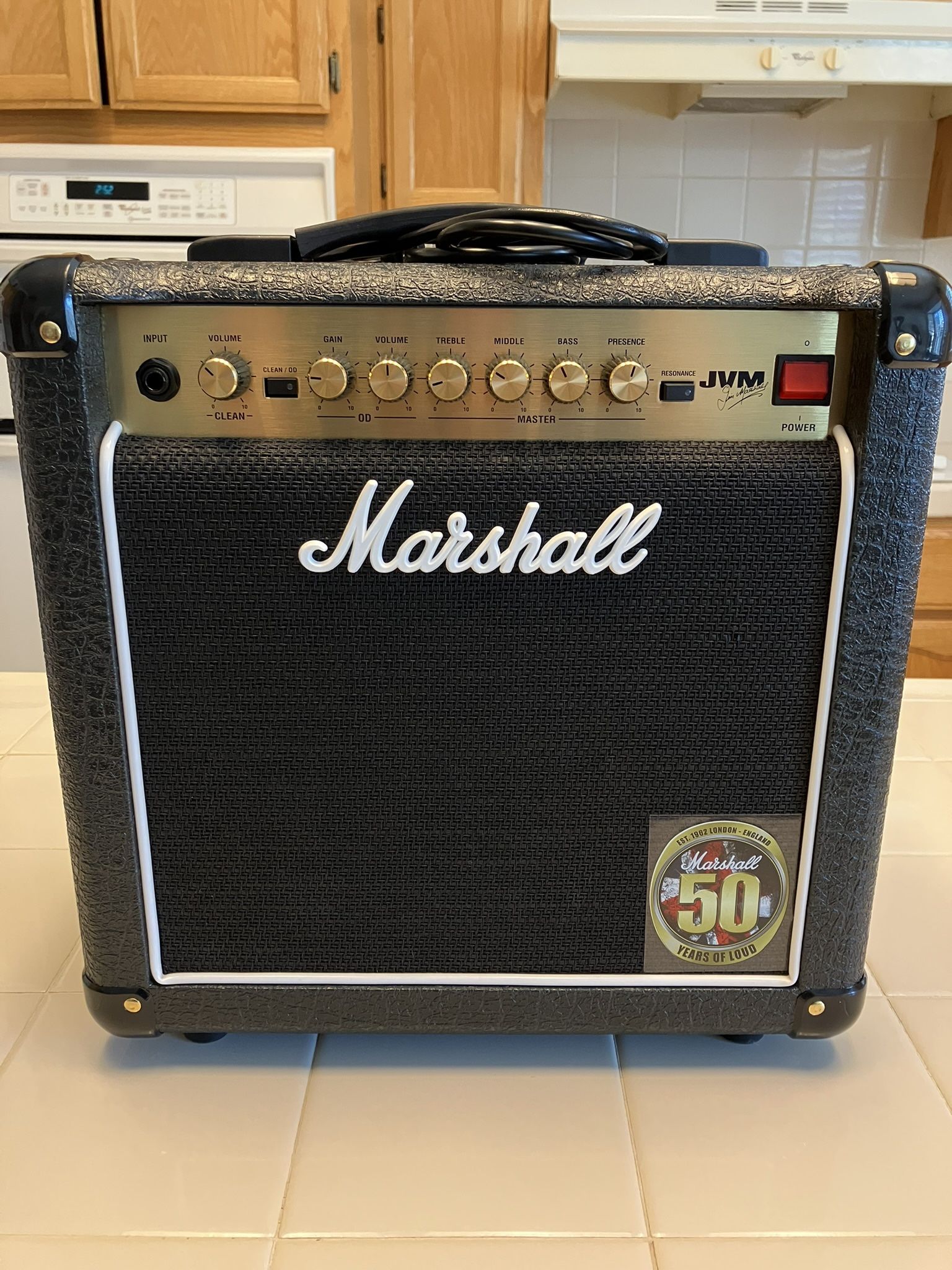 Marshall 50th Anniversary JVM1C 1 Amp Guitar Amplifier