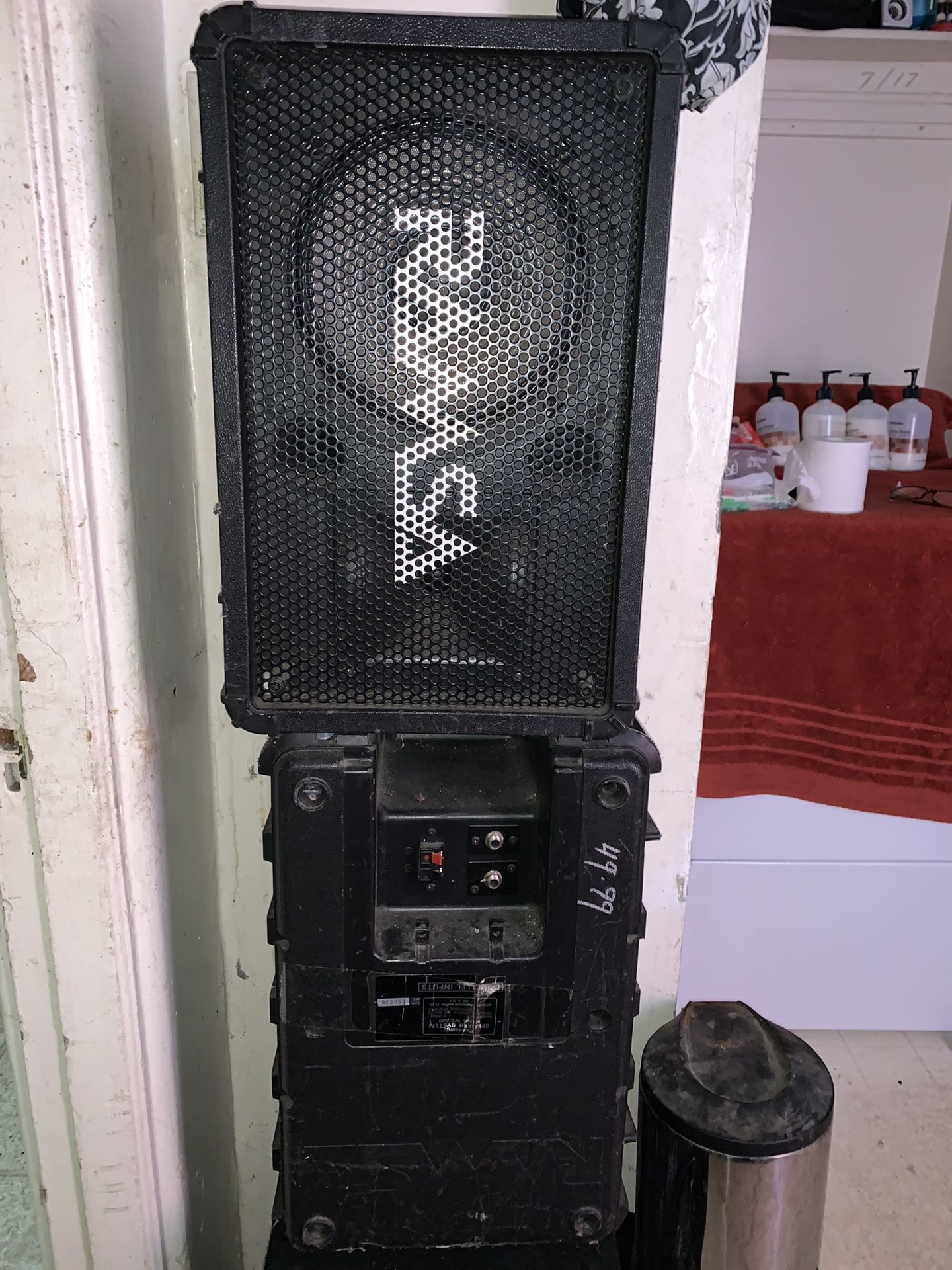Yamaha EMX620 Powered Mixer with 2 Pair Ramsa WSA80 Speakers for Sale