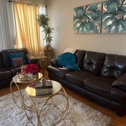 Leather Couch Set