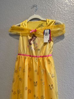 Disney Princess Belle Dress Girl Size 8 ✨ New with Tags