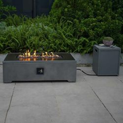 48” gas fire table