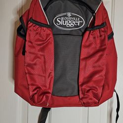 Louisville Slugger Red&Gray bat bag 

***USED***
Sold As Is. 