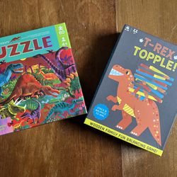 Dinosaur Game And Puzzle