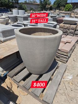CONCRETE PLANTER $400 EACH