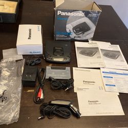 Panasonic SL-S441C Portable CD Player with All Cords And Car Accessories Works