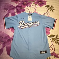 Texas Rangers Jersey Size Adult Medium 