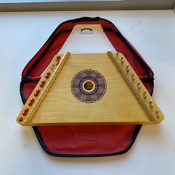 Melody Harp Lap Harp By Hearth song With Case & 8 Sheet Music 
