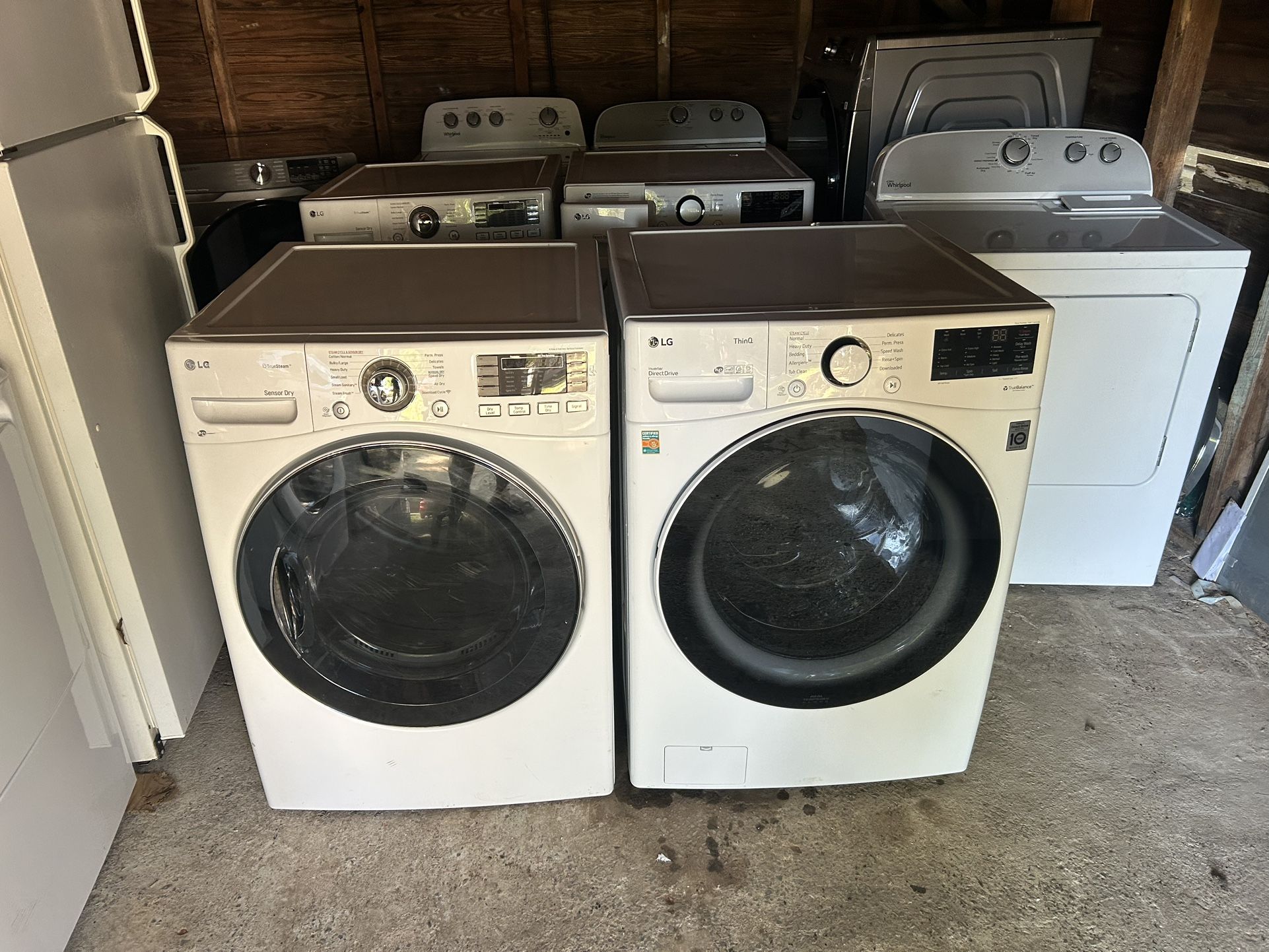Set Washer And Dryer LG 