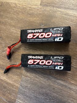 Traxxas TRA2890X 4S LiPo Batteries 14.8V 6700mAh – Pack of 2