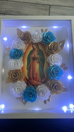 Shadow box eternal roses