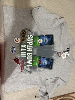 NFL Pittsburgh Steeler vs Arizona Cardinal Super Bowl XLIII t shirt Mens Large