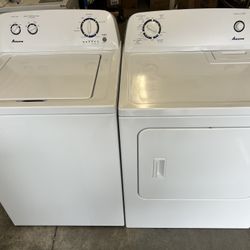 ⭐️NICE CLEAN WHIRLPOOL AMANA TOP LOAD WASHER AND DRYER SET ⭐️