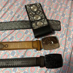 Cuadra Belts And Silver String Belt 