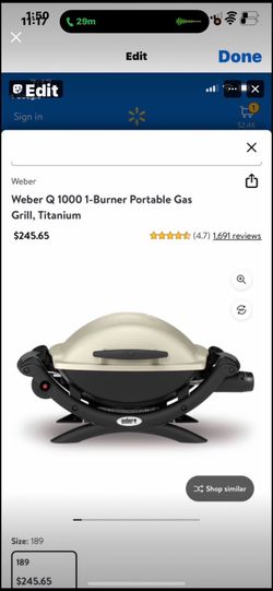 Grill Weber Portatil
