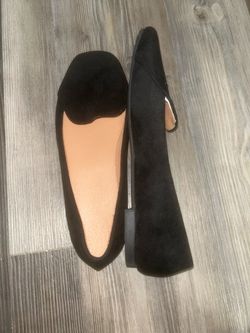 Black Suede Flats