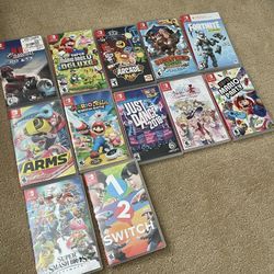 ASSORTED NINTENDO GAMES - CASE ONLY