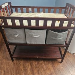 Changing Table Brown