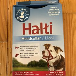 NIB  Halti Headcollar No Pull Harness Red Size 2 (HH024)