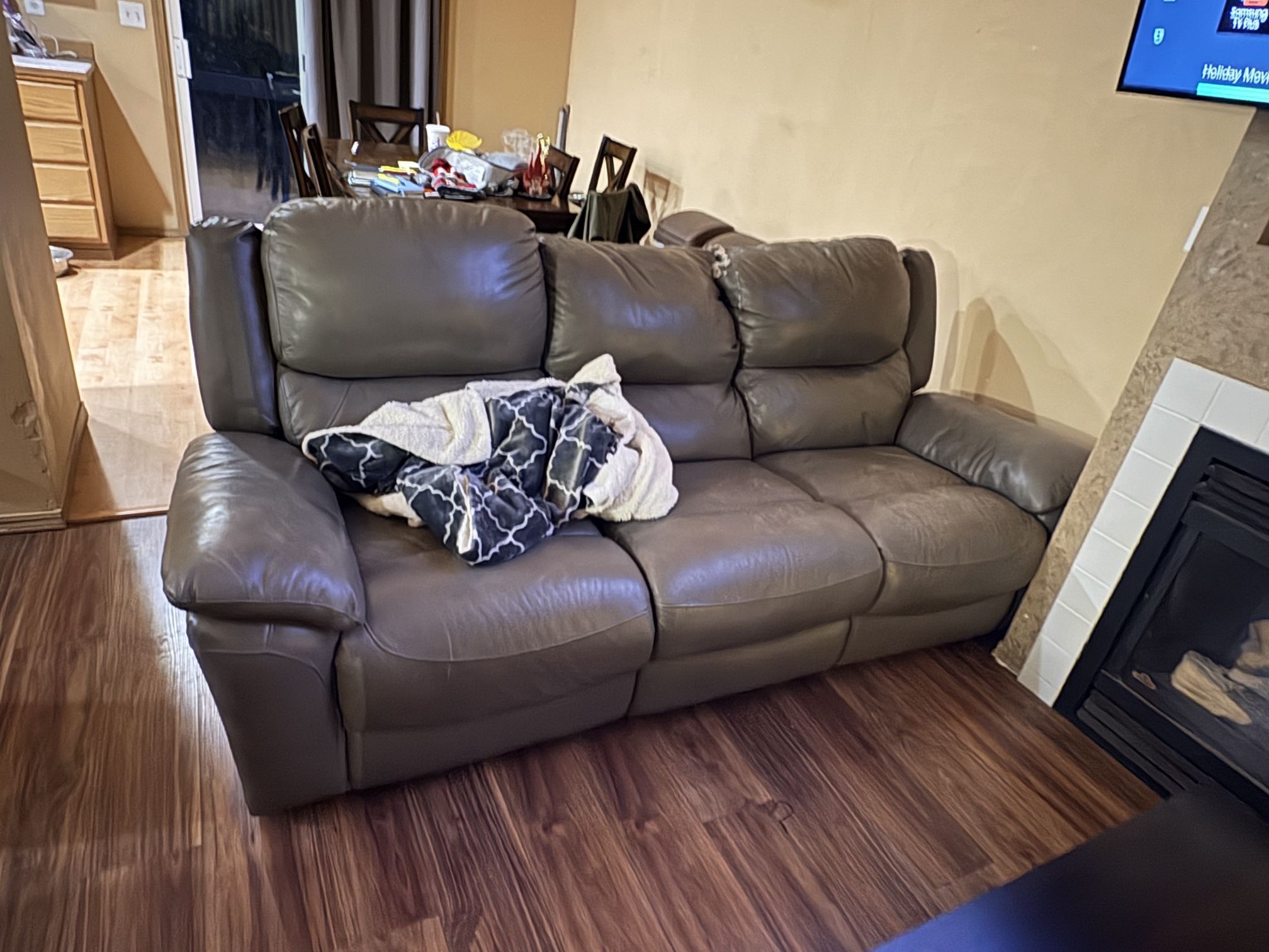 Ashley Furniture Sofa With Power Recliners