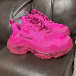 Balenciaga Unisex Sneakers Pink 34