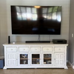  TV Console w/Matching Coffee Table and End Tables
