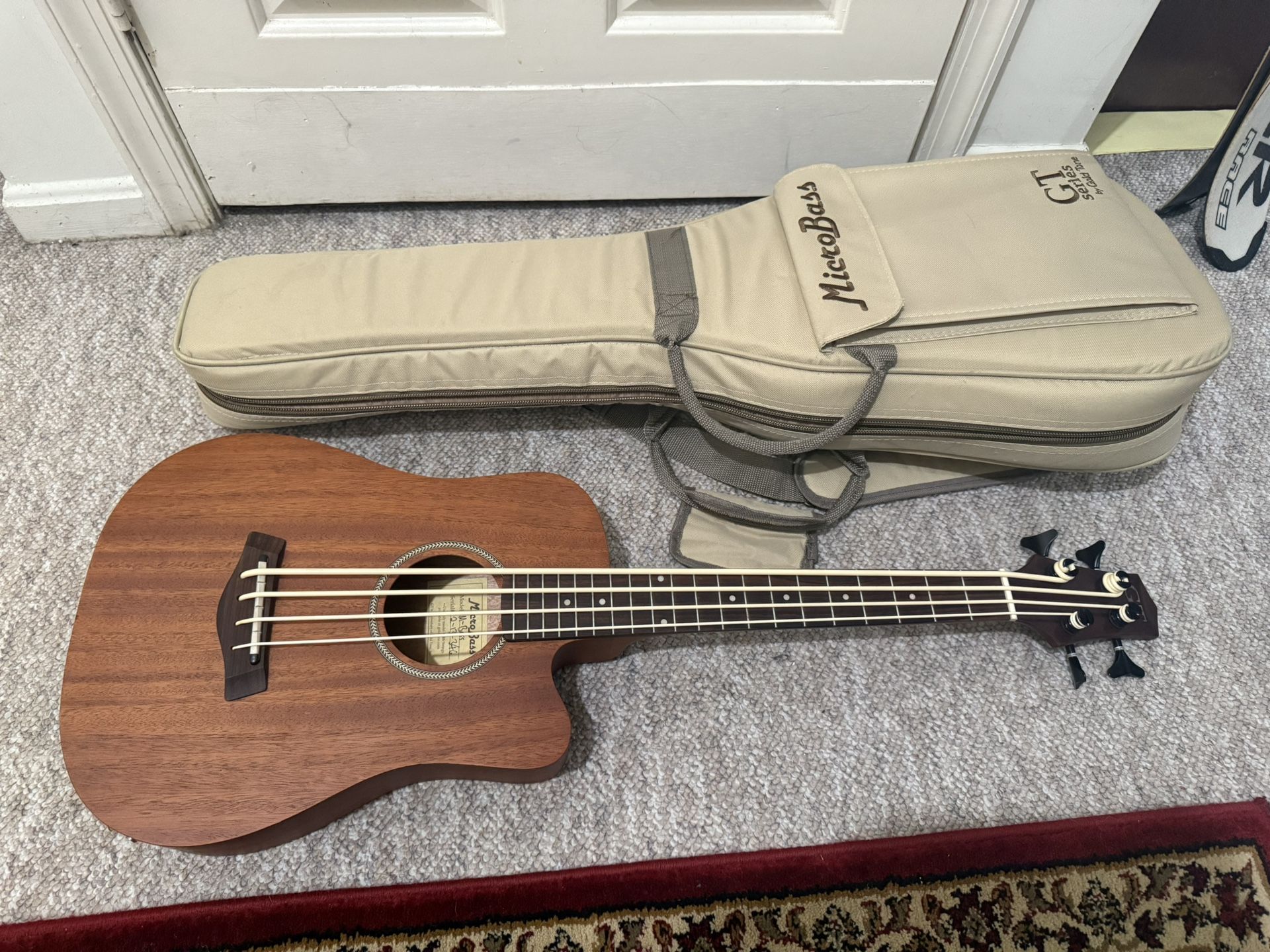 Gold Tone M-Bass Fretless Acoustic Electric Microbass 23" Scale w/Case SELL/TRADE