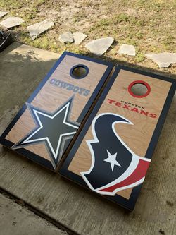 Custom Hand Painted Cornhole Boards for Sale in Arlington, TX - OfferUp