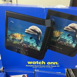 Portable Dual Screen DVD player Kit 