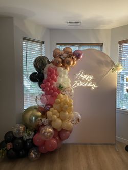 Birthday Decorations - Ballons- With Stand Use 