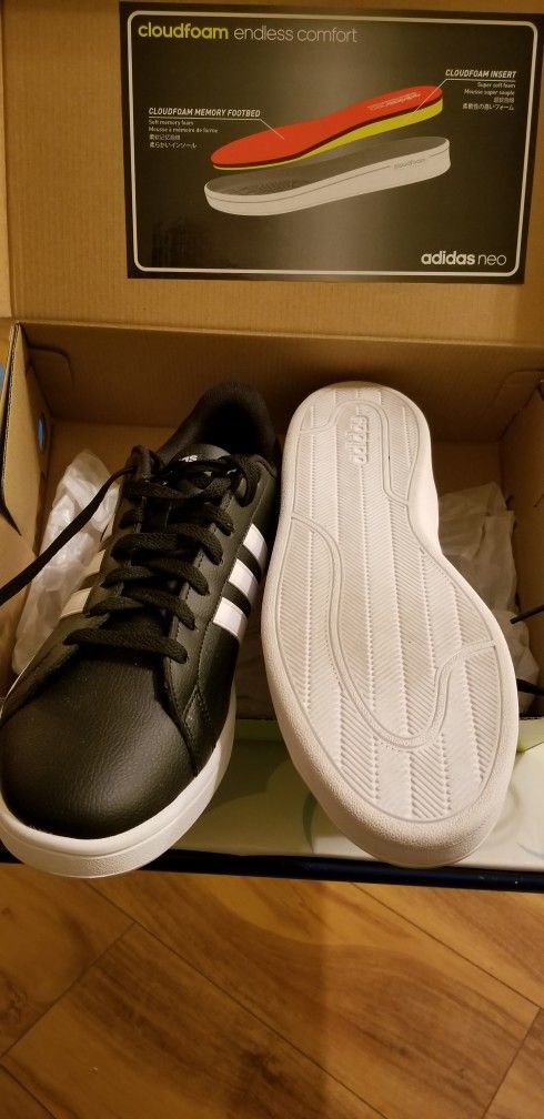 ADIDAS NEO CLOUDFOAM BLACK