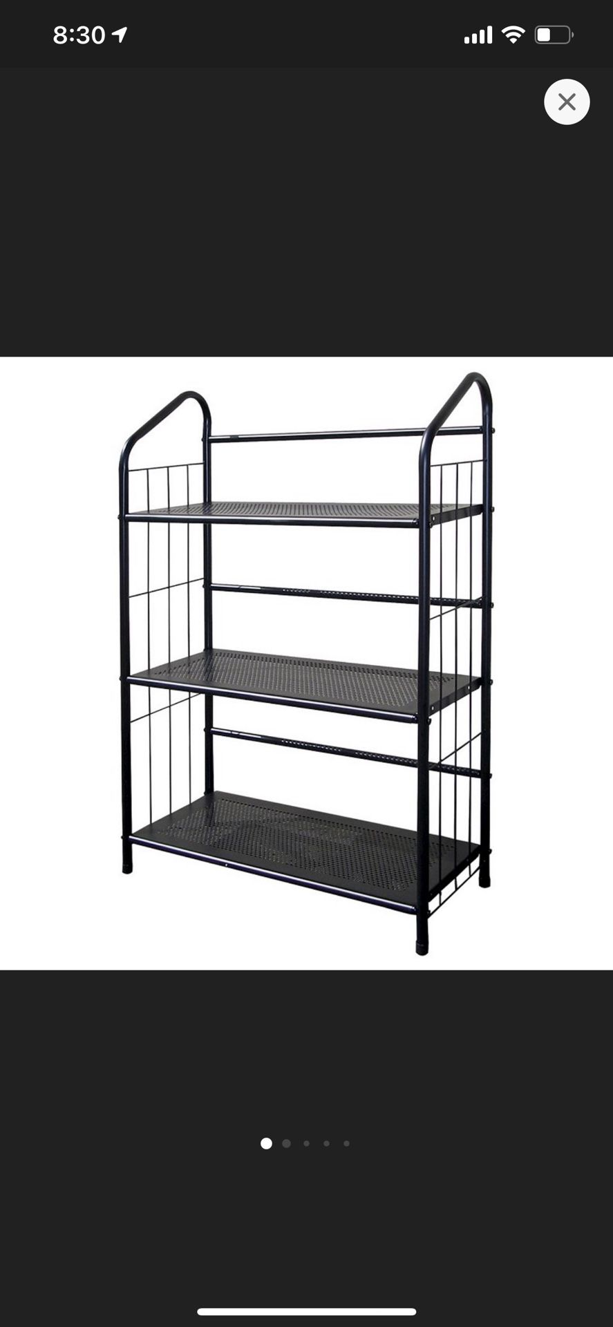 Ore International Metal 3-tier Shelf