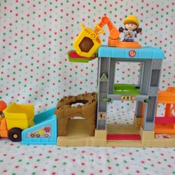 Fisher-Price Little People Toddler Learning Toy Load Up ‘n Learn Construction