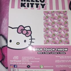 Hello Kitty Throw Blanket 