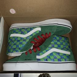 Vans Awake NY x Sk8-Hi 'Green Checkerboard' 