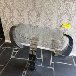 Glass Entrance Table 