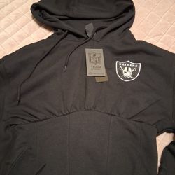 Ladies Raiders Corset Hoddie