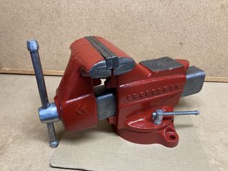 Heavy Vintage Craftsman 5-1/8” Vise w/Swivel Base & Pipe Jaws (USA)