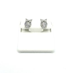 Sterling Silver Owl Shaped Earrings