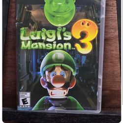 Switch Nintendo Luigi mansion 3