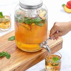 JOYJOLT Gallon Drink Dispenser with Spigot and Infusers