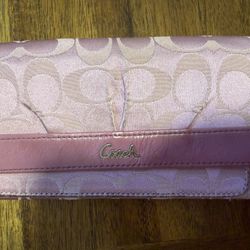 Purple Coach Wallet 