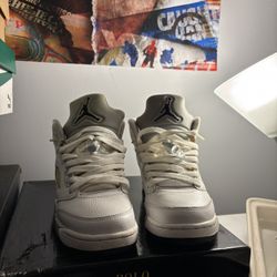 Jordan 5 Retro Metallic White 2015