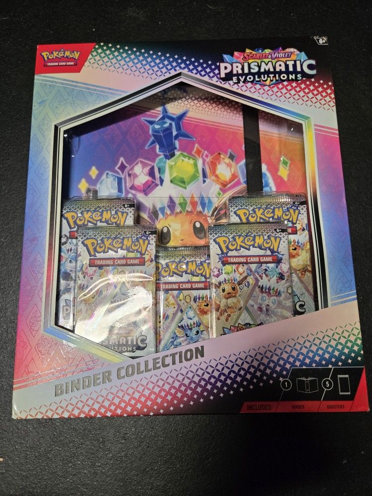 Prismatic Evolutions Binder Collection NEW FACTORY SEALED Pokemon TCG