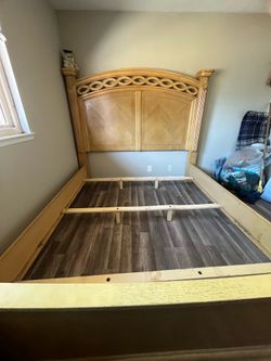 Cow King Sized Wooden Bed frame