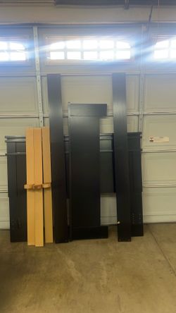 Complete full size bed frame