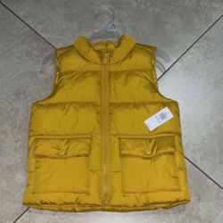 Old Navy Toddler Boy’s / Girl’s Water Resistant Puffer Vest, Size 12-18 Months, 3t